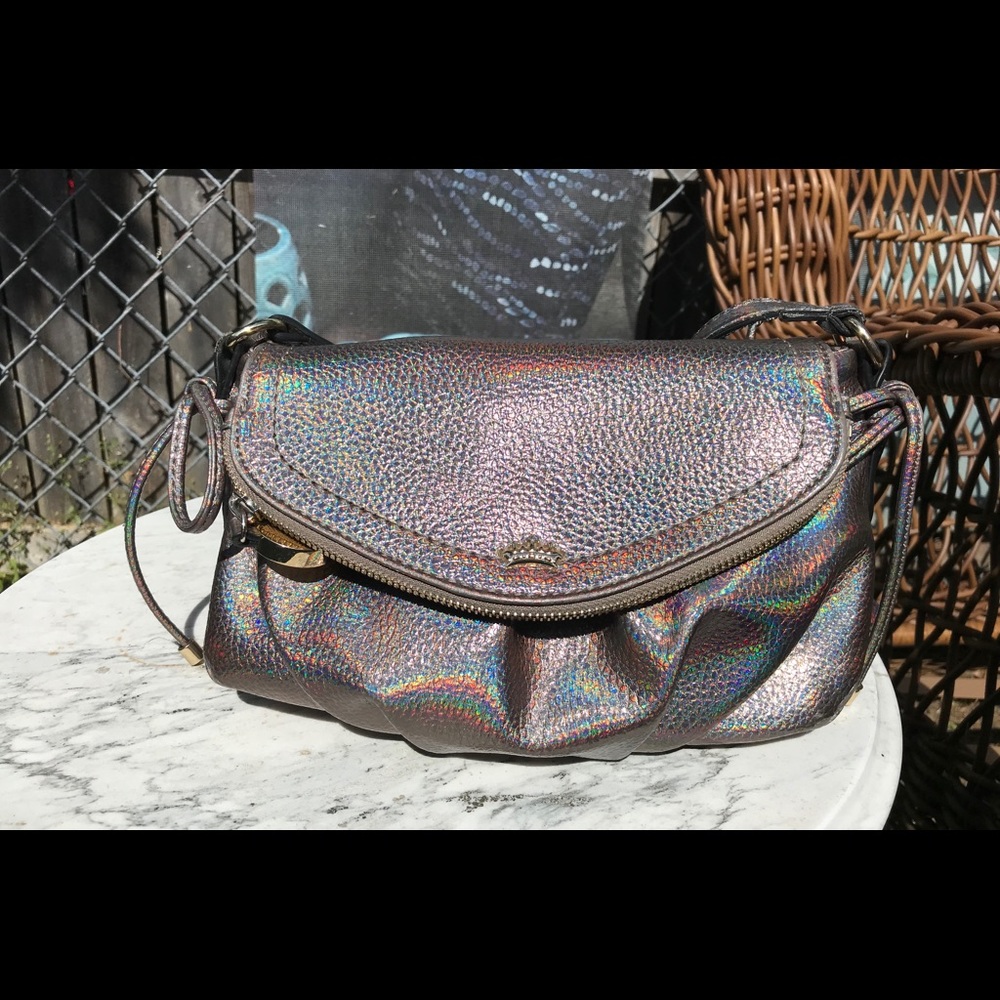 Juicy couture  iridescent mini traveler crossbody